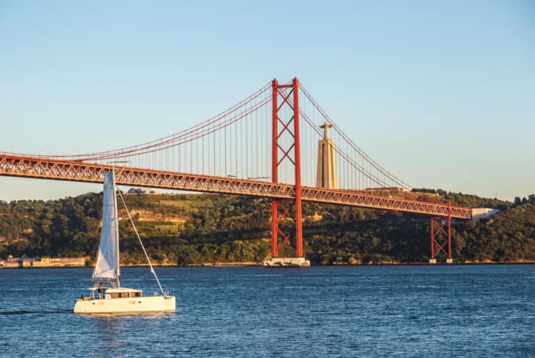 Croisière sur le Tage au coucher du soleil