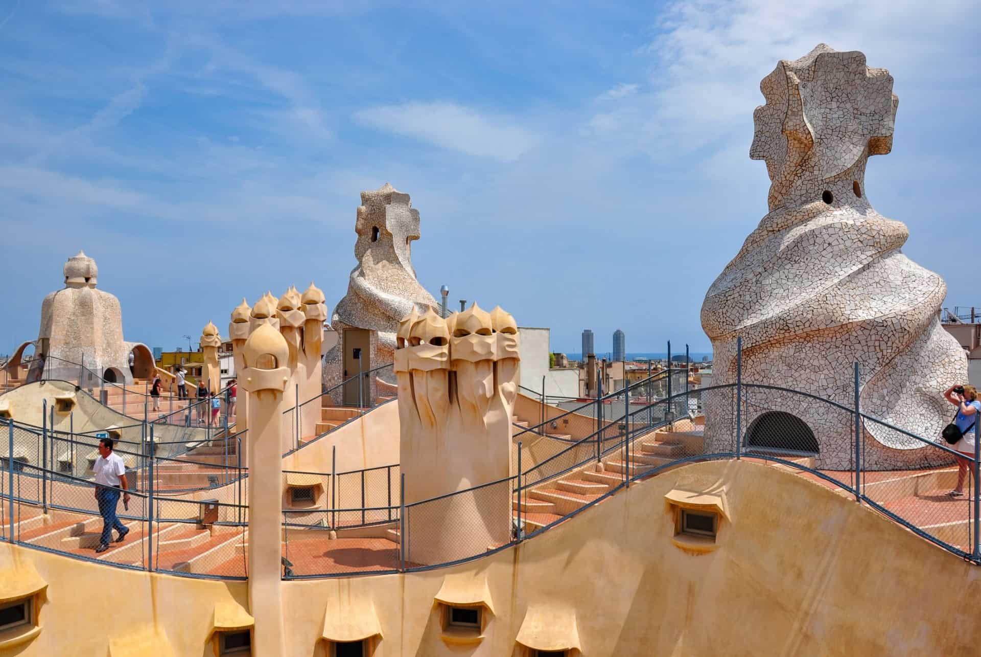 la pedrera rooftop